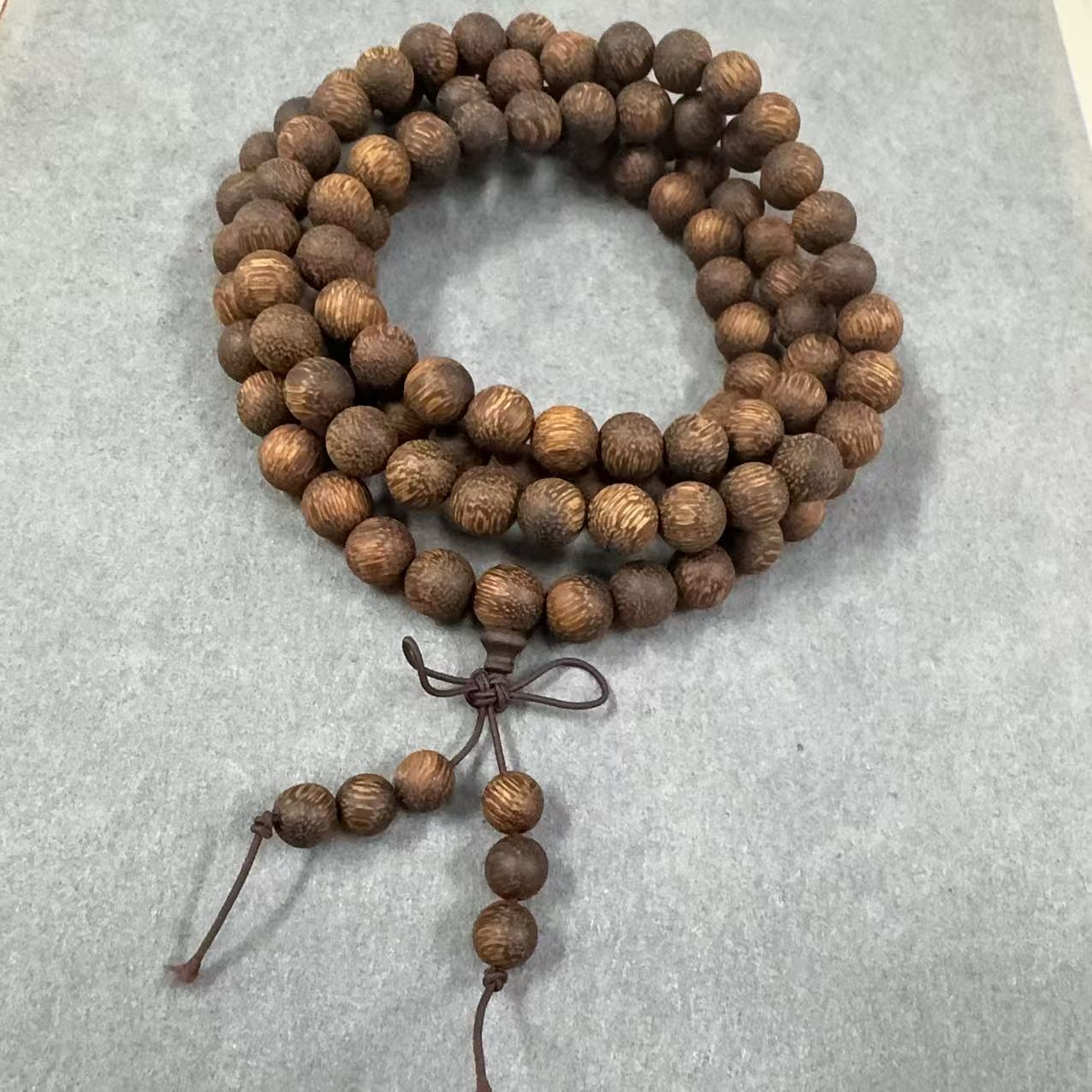 A052沉香文玩多圈手串10mm