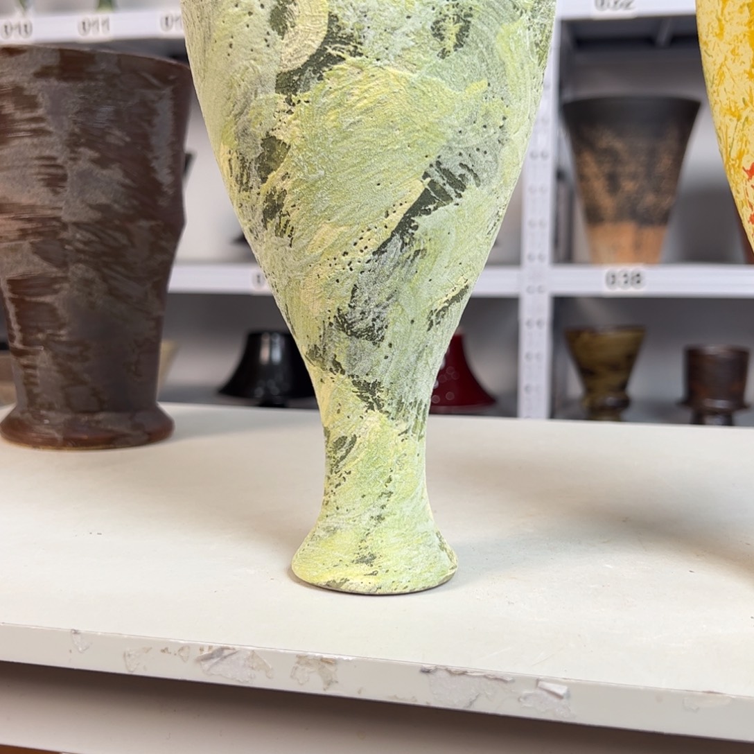 小****景德镇手工花盆有孔