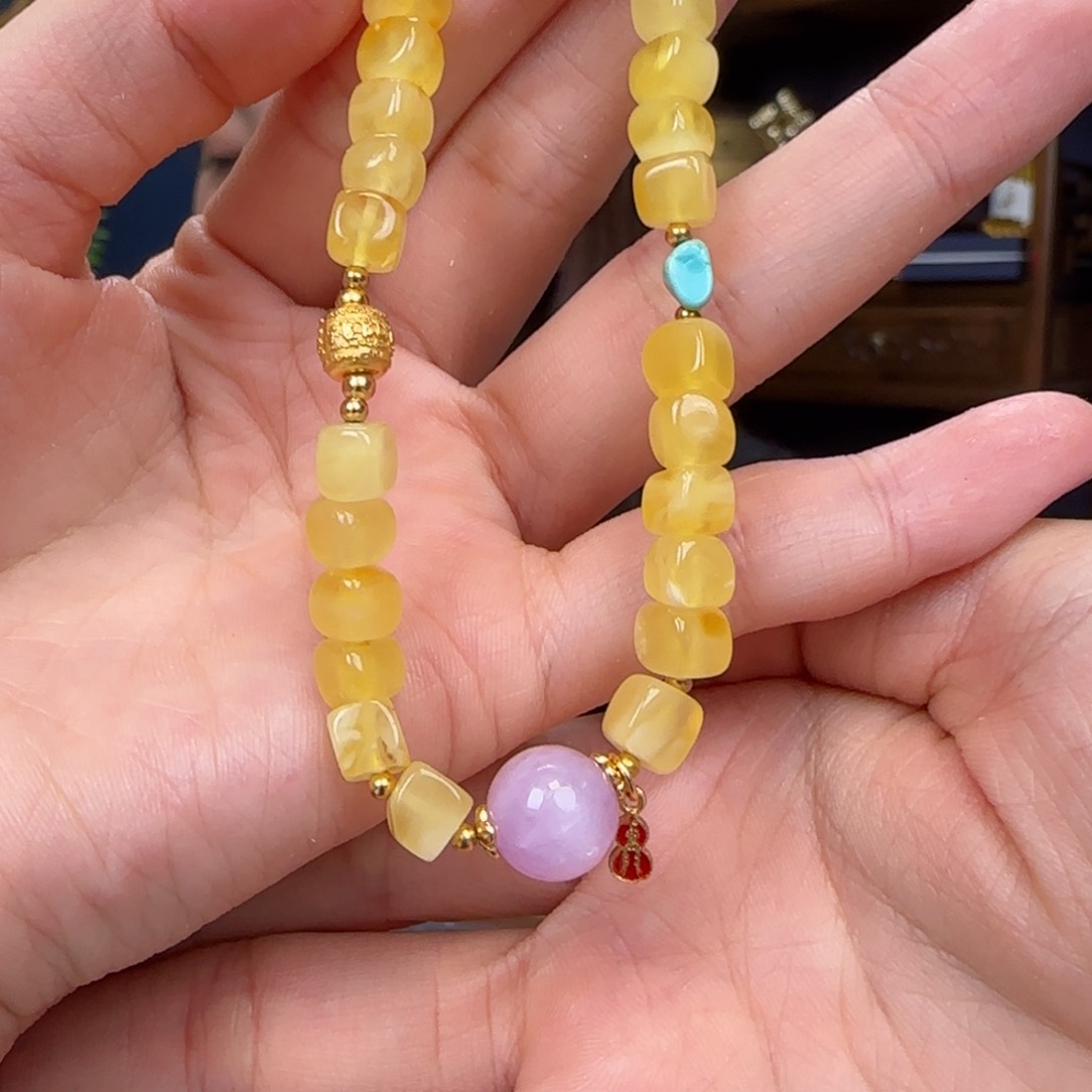 蜜蜡手链未镶嵌111111111111