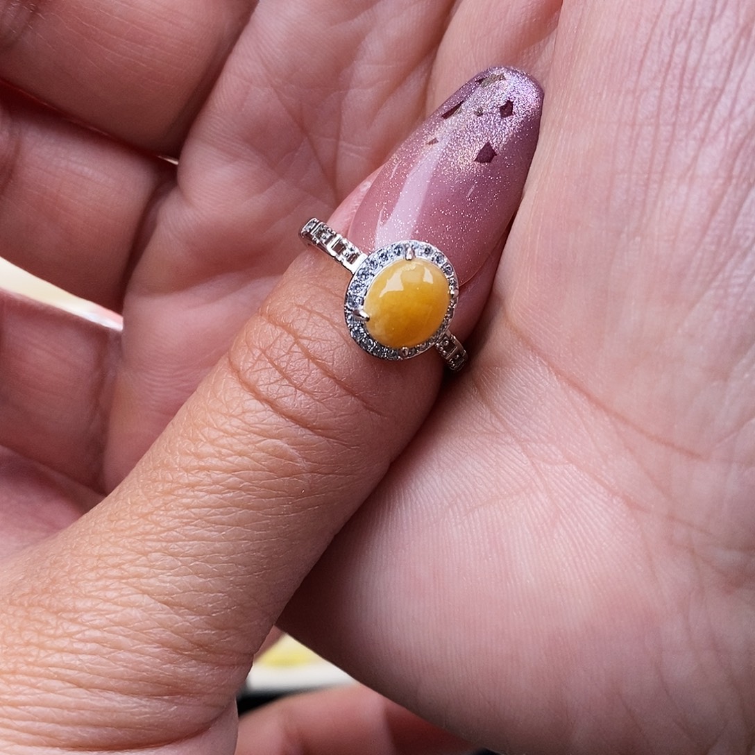 爱***宝翡翠未镶嵌戒指缅甸