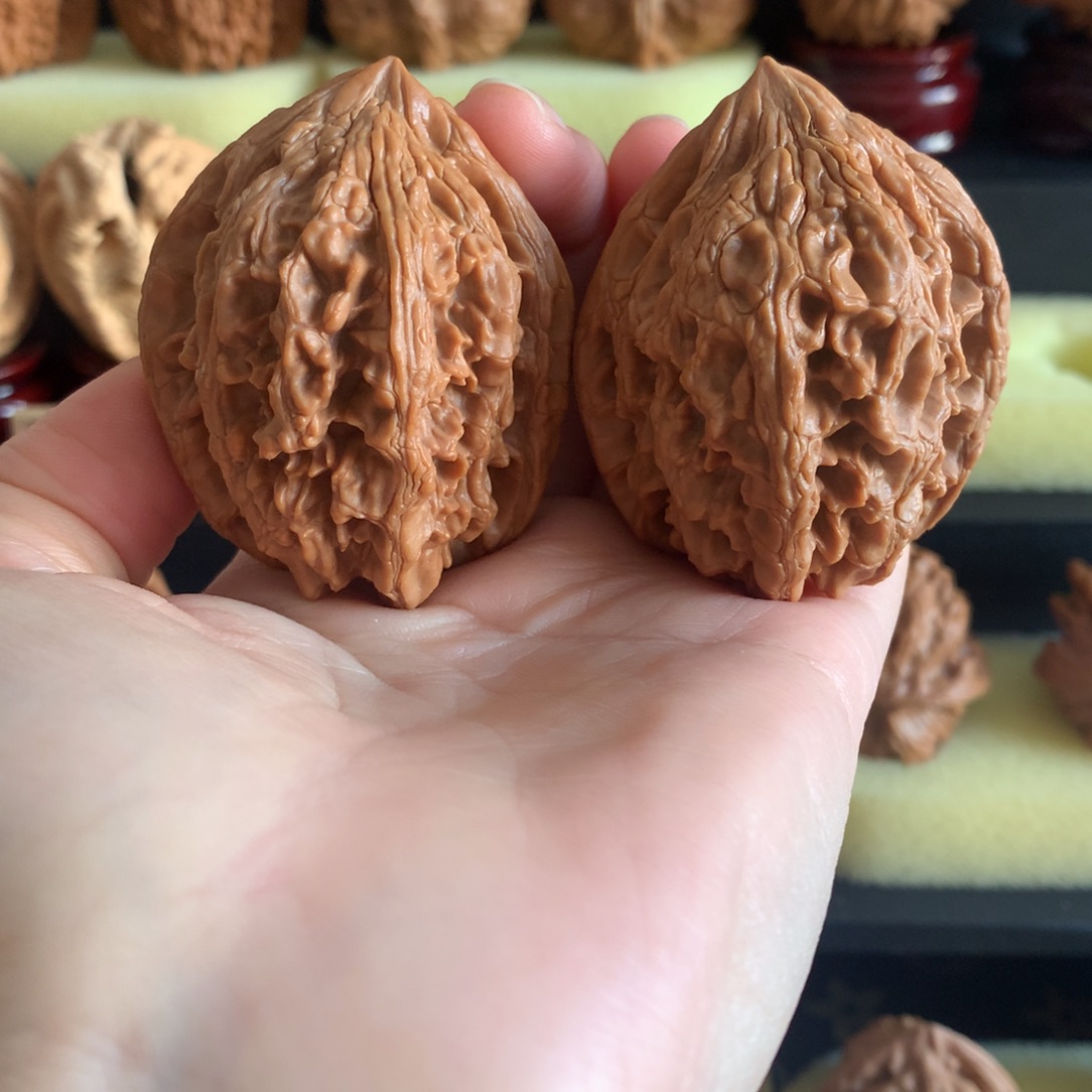 文玩核桃把件文玩核桃大沽石43+