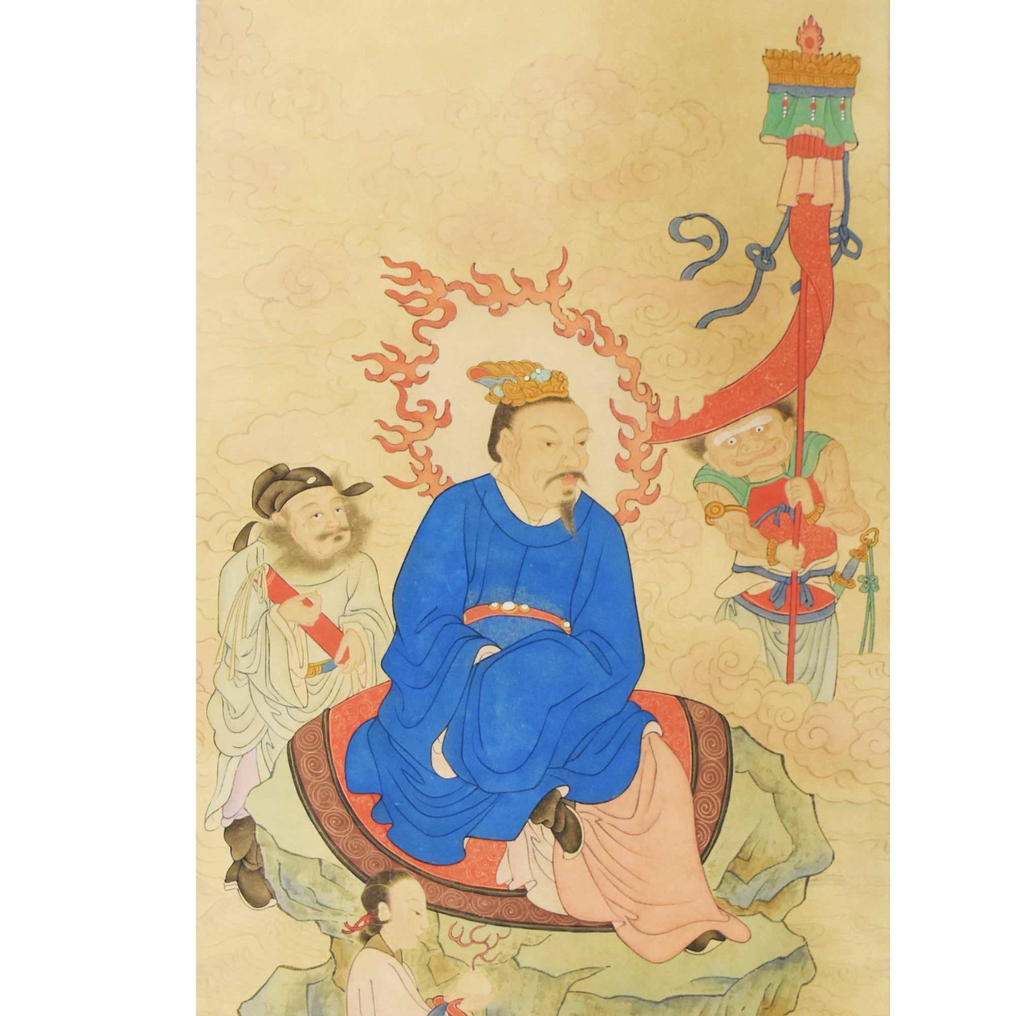 HM0026 人物 100×41cm 纸本立轴 3.7平尺