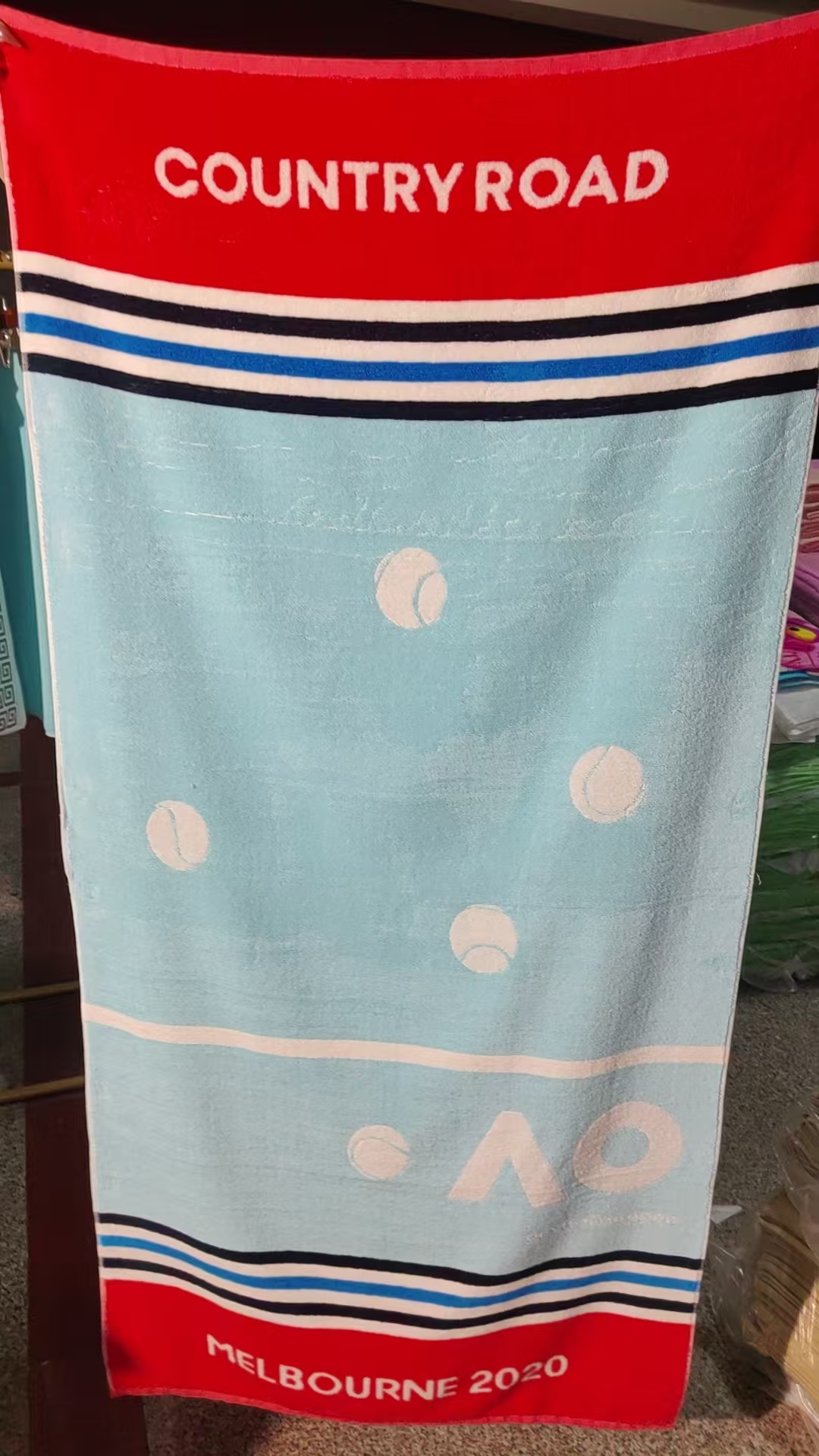 75*155   COUNTRY ROAD浴巾   100%全棉正品   