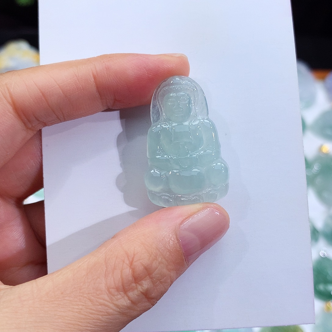翡翠未镶嵌颈饰翡翠吊坠
