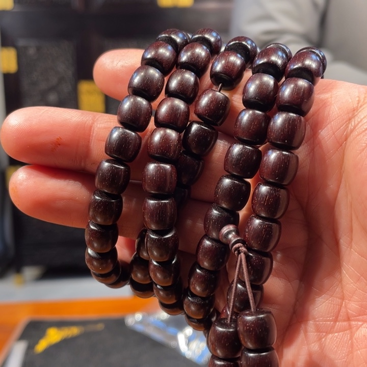 檀香紫檀（小叶紫檀）0910的108颗手链