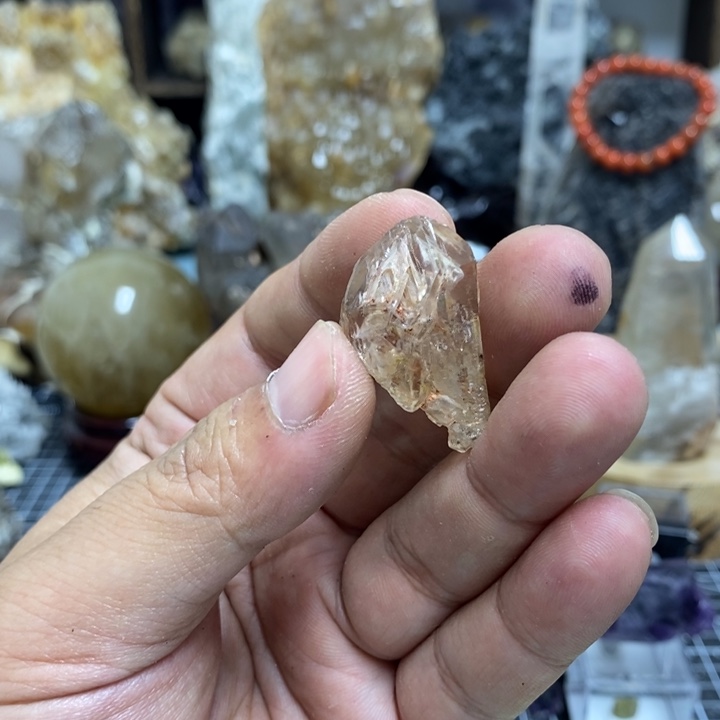 水晶水晶柱未镶嵌