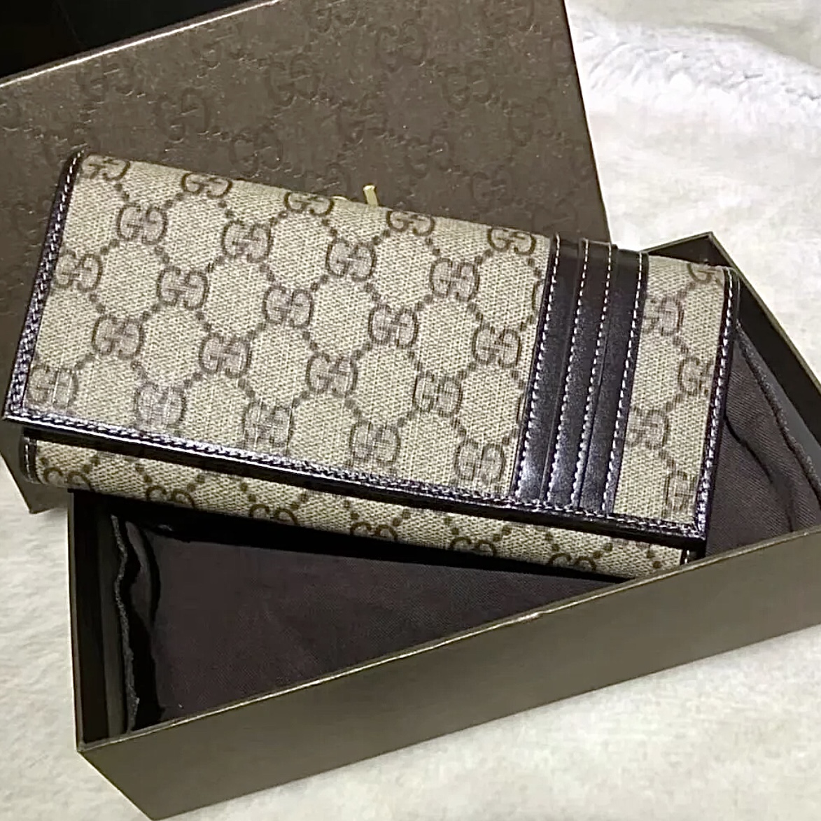 95新 GUCCI/古驰 蓝总专场/老花 长款水洗标