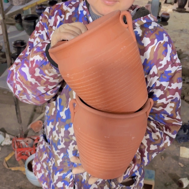 花盆 透气紫砂盆 口径高度