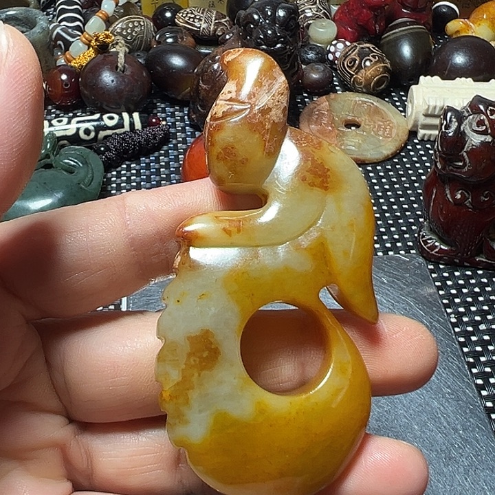 岫岩老玉（透闪石质玉）未镶嵌挂件
