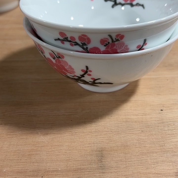 陶12公分米饭，碗，米饭，碗，米饭碗两个