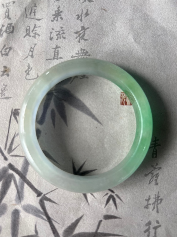 H735-五四➕缅甸翡翠手镯时尚冰女百搭女款