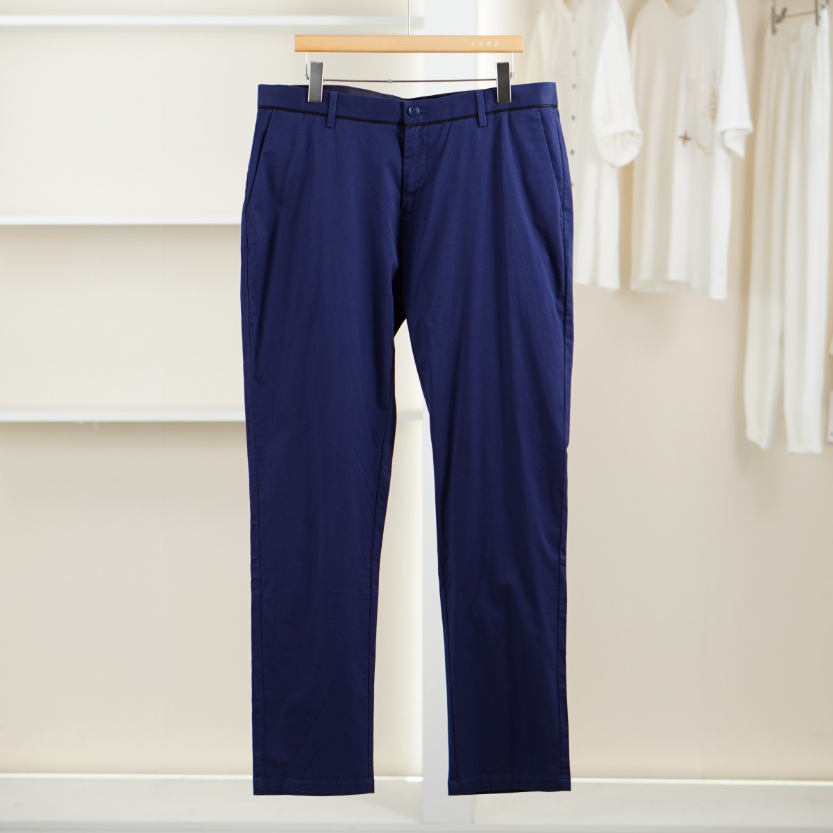 麦迪尚品 一路童行【七】3120246 春季简约通勤百搭长裤男装撤柜