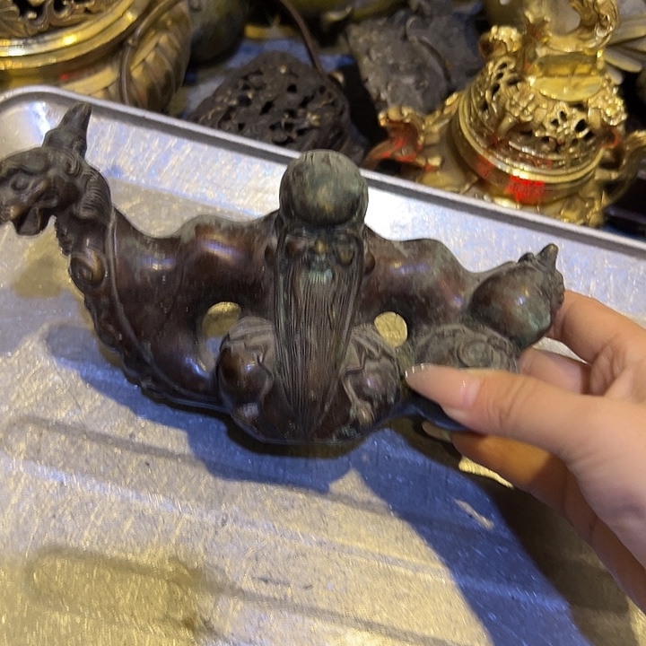 黄铜摆件，文房工艺品摆件