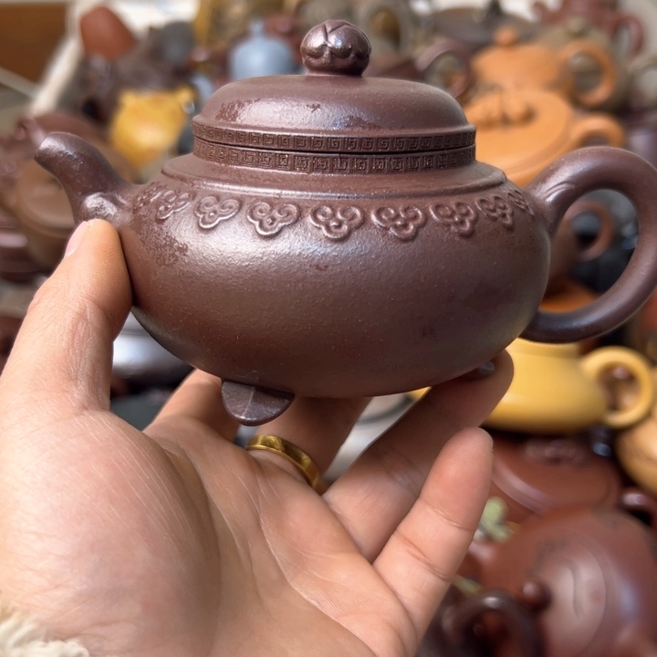 紫砂茶壶紫砂壶微瑕壶口一圈炸口