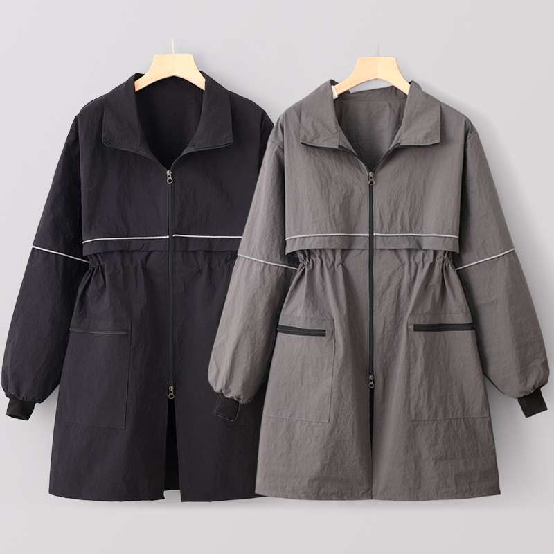 时尚正穿罩衣女防泼水洋气家用厨房干活穿长袖围裙外穿工作服定制