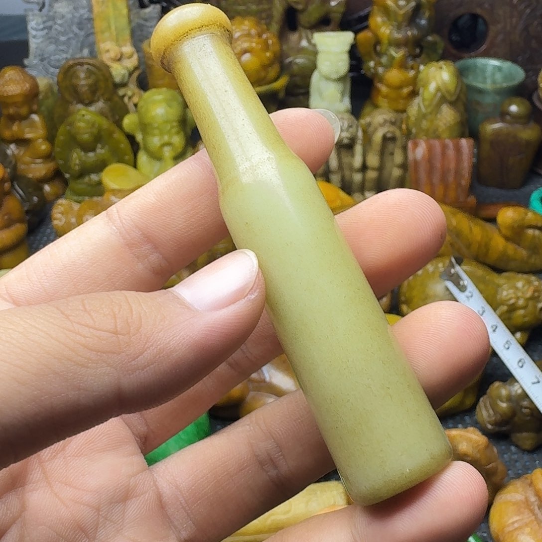 白玉菩提吊坠。。。