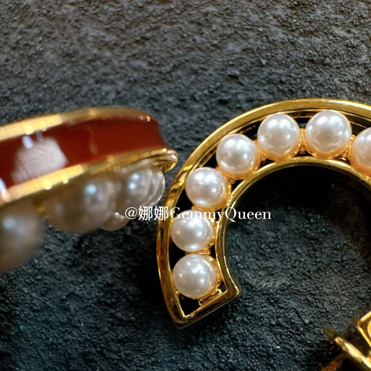 铜合金仿珍珠耳饰 娜娜GemmyQueen耳环GQ09731