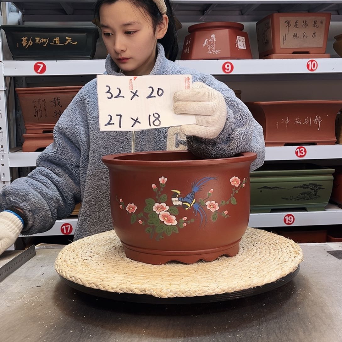 紫砂花盆紫砂花盆