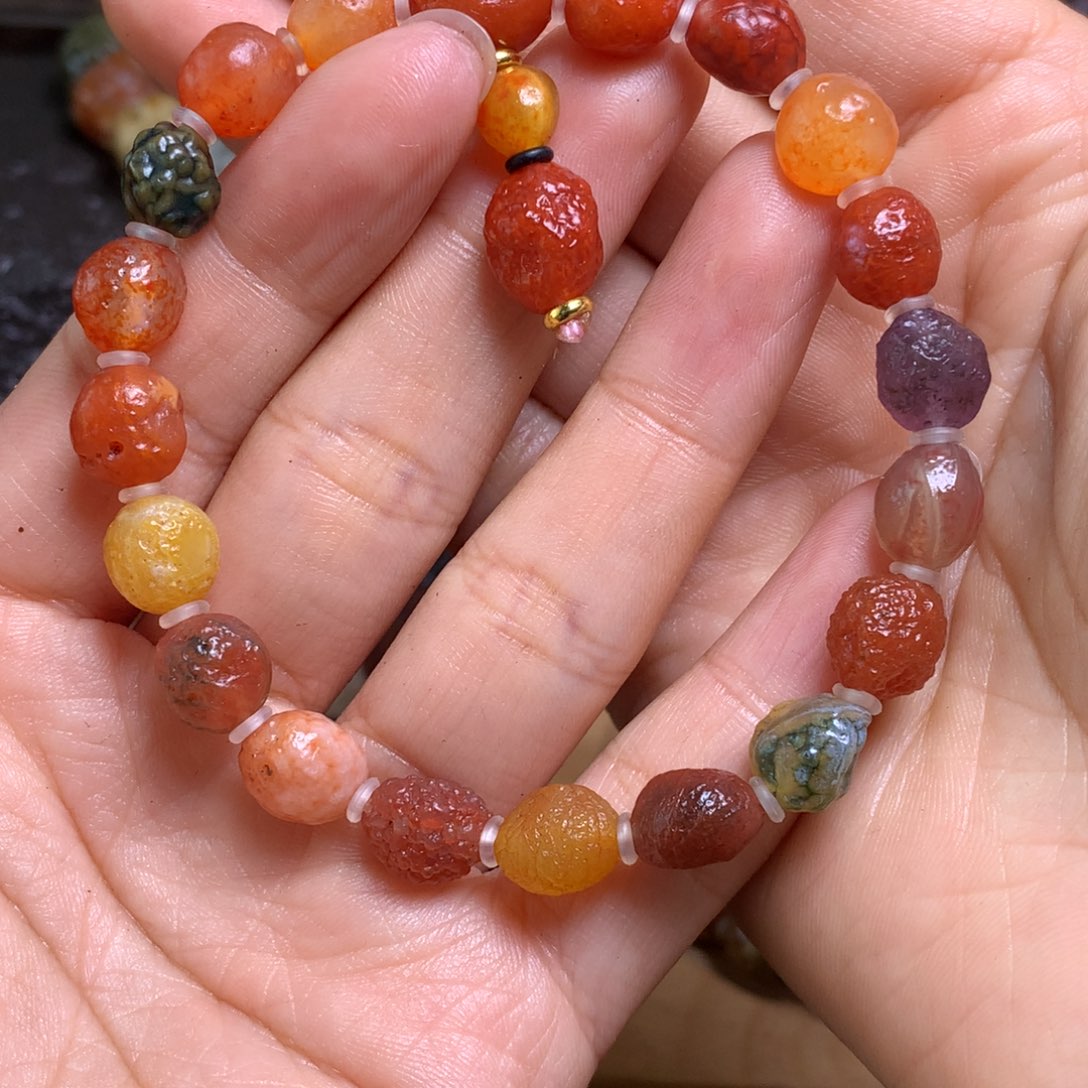 未镶嵌玛瑙/玉髓珠宝半成品