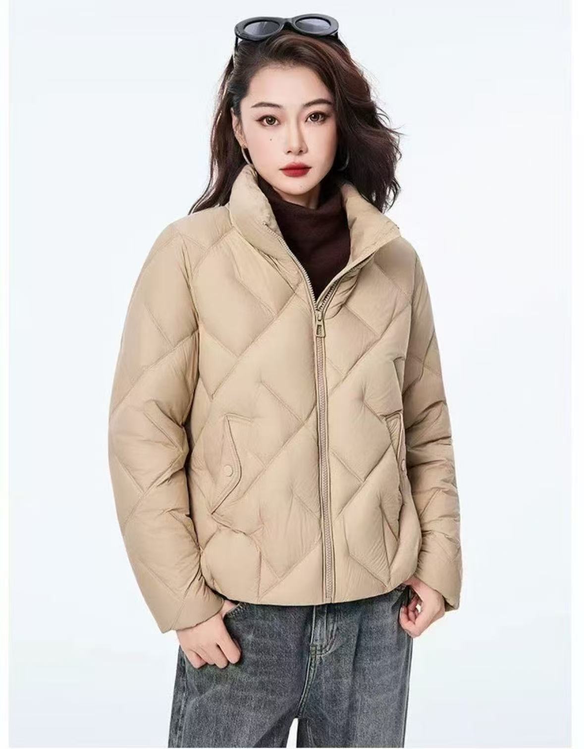 8869冬季新款薄款保暖棉服外套