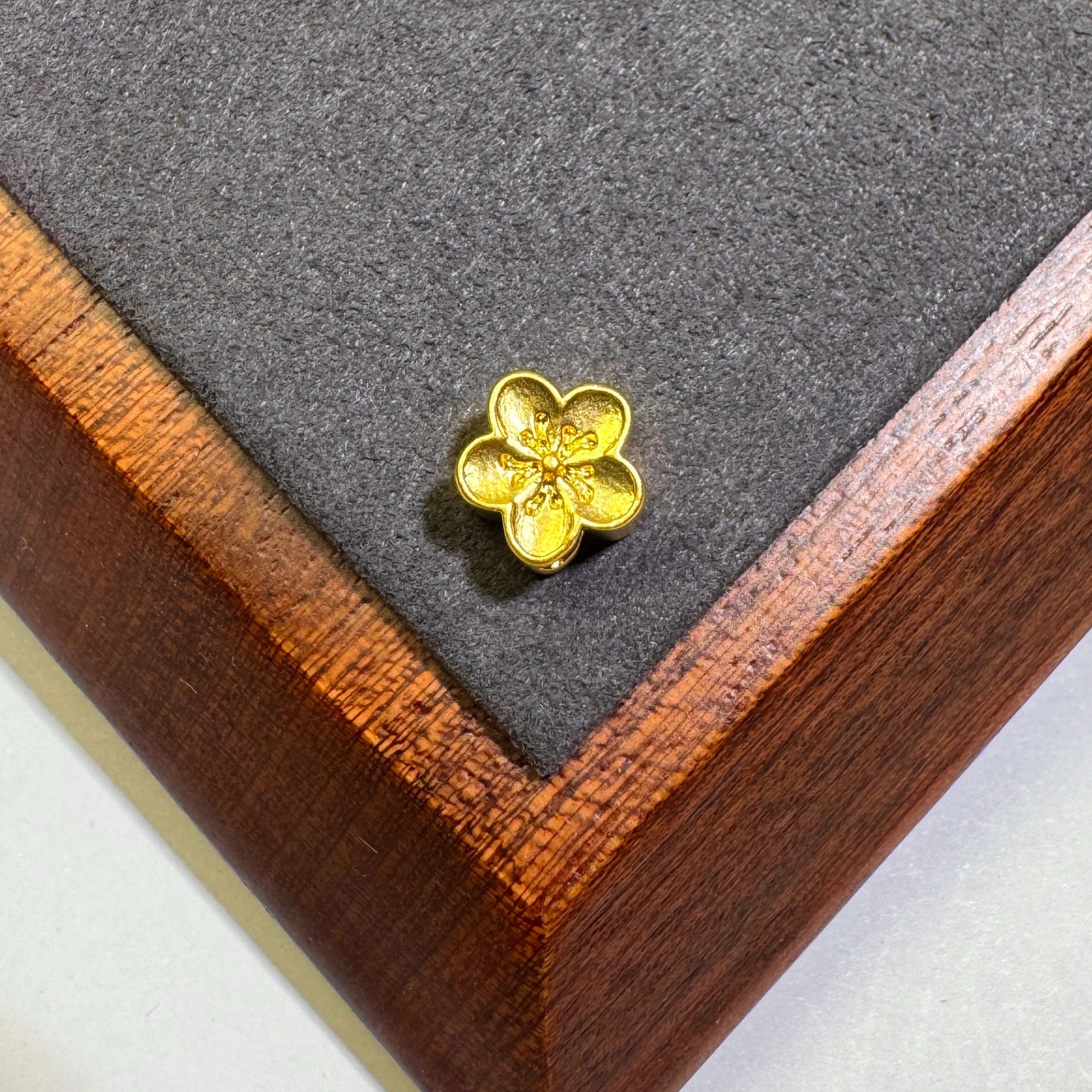 足金999中穿小桃花CH6628