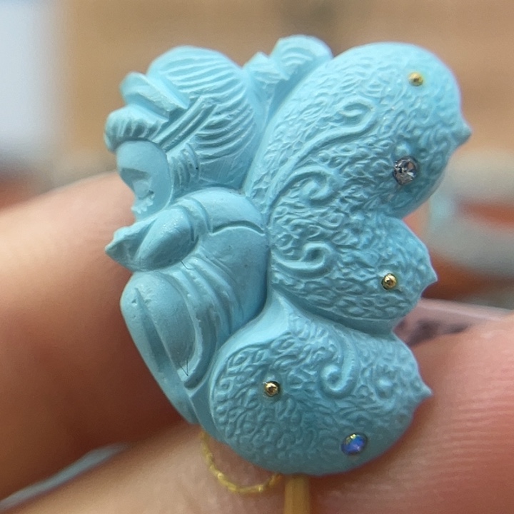 绿松石未镶嵌珠宝奇石