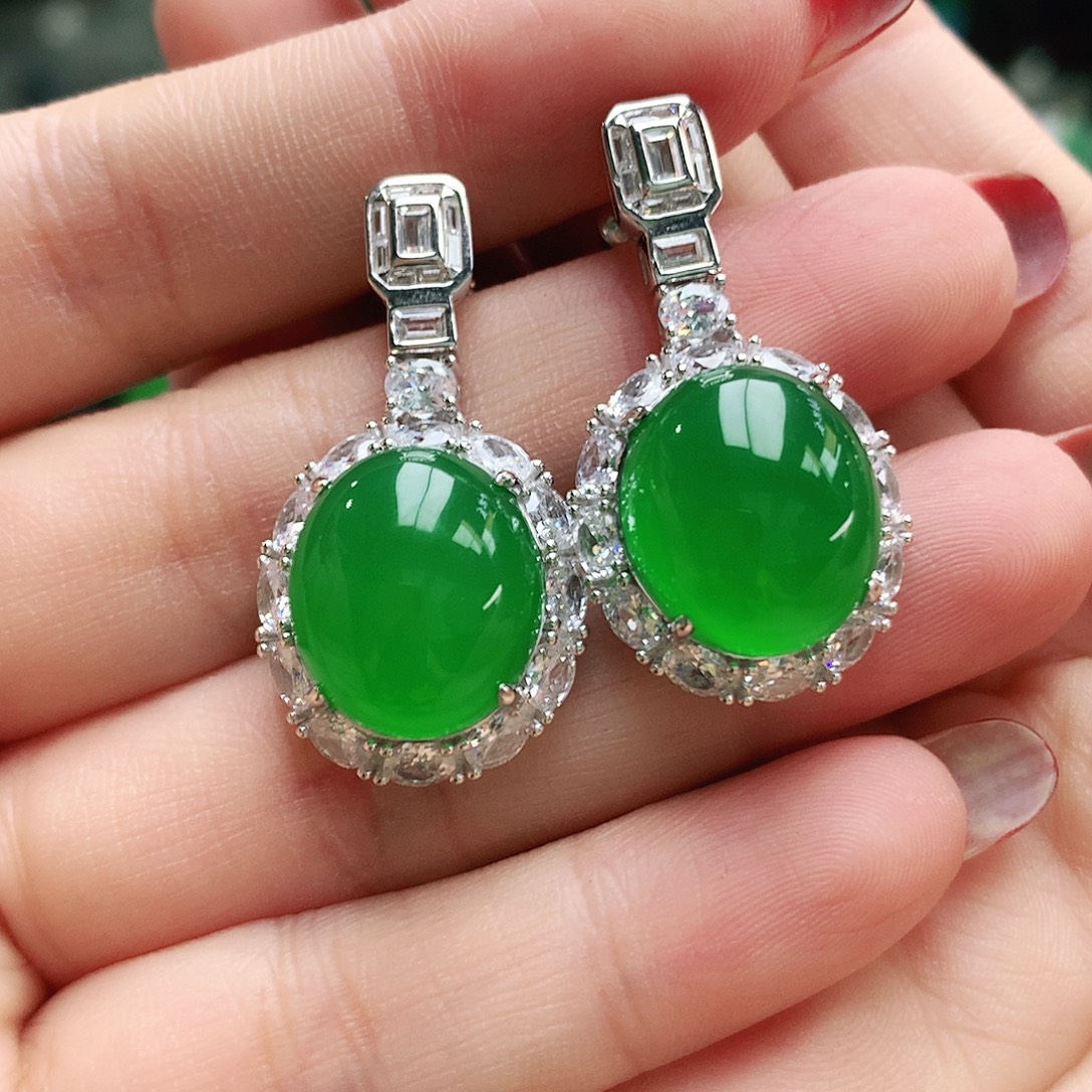 玛瑙/玉髓银S925镶嵌吊坠