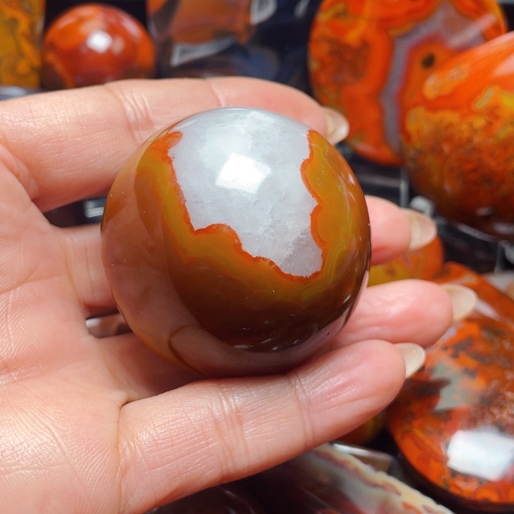 玛瑙/玉髓战国红玛瑙挂件未镶嵌