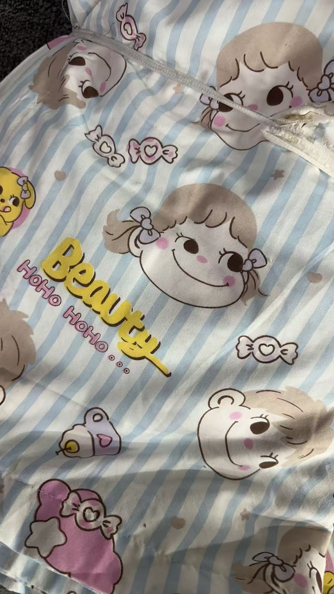 水洗棉卡通枕套随机1对【尺寸48*74】