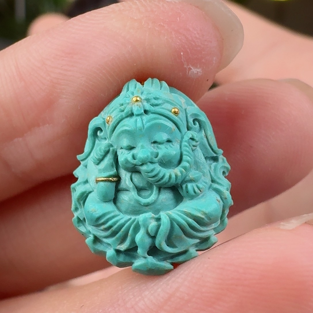 绿松石珠宝奇石未镶嵌