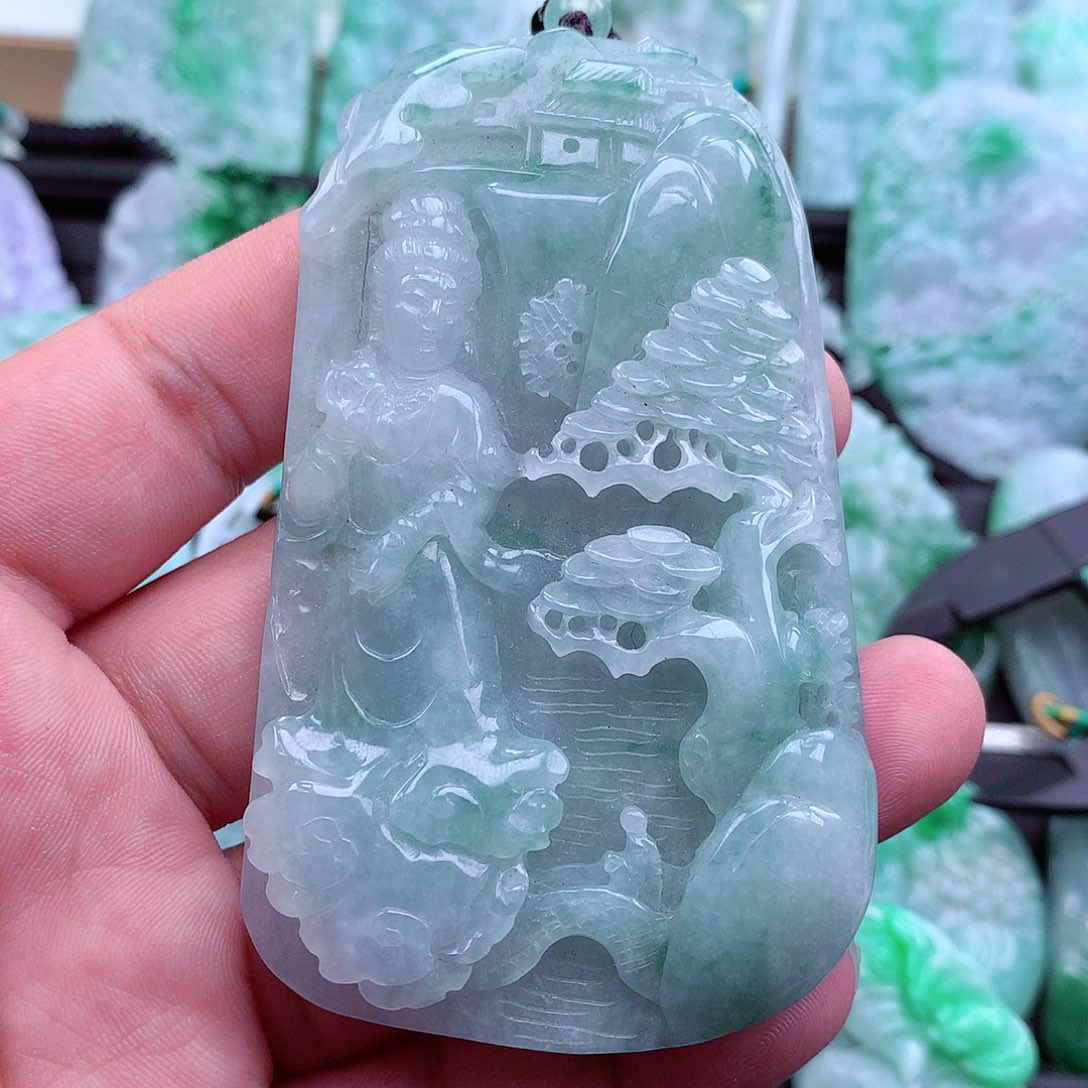 翡翠吊坠(不含链)未镶嵌