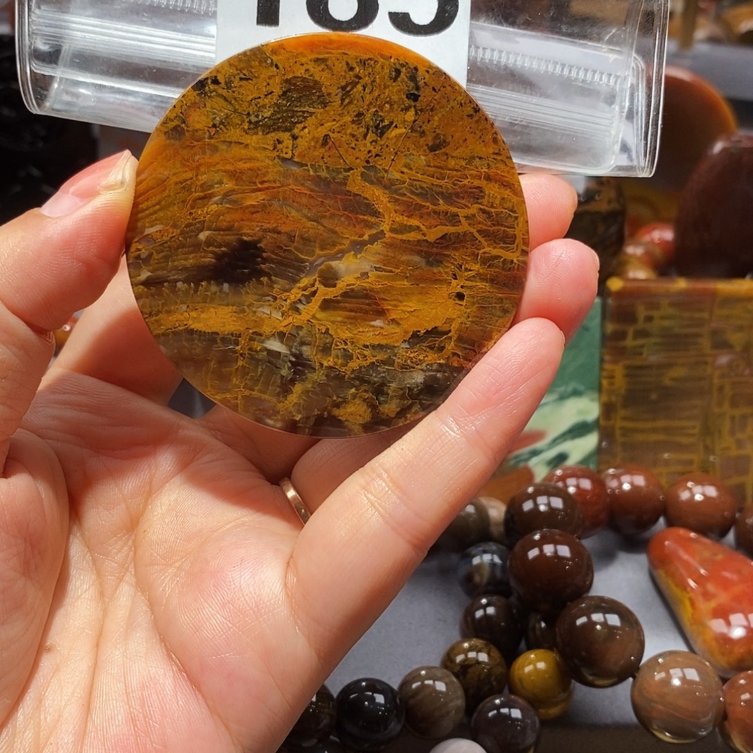 硅化玉天然北票硅化玉吊坠未镶嵌