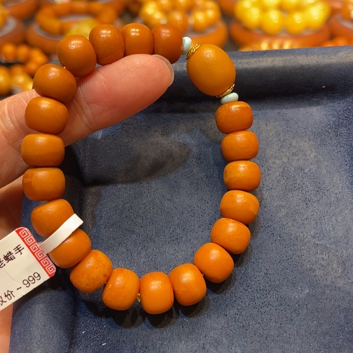 蜜蜡手链未镶嵌蜜蜡