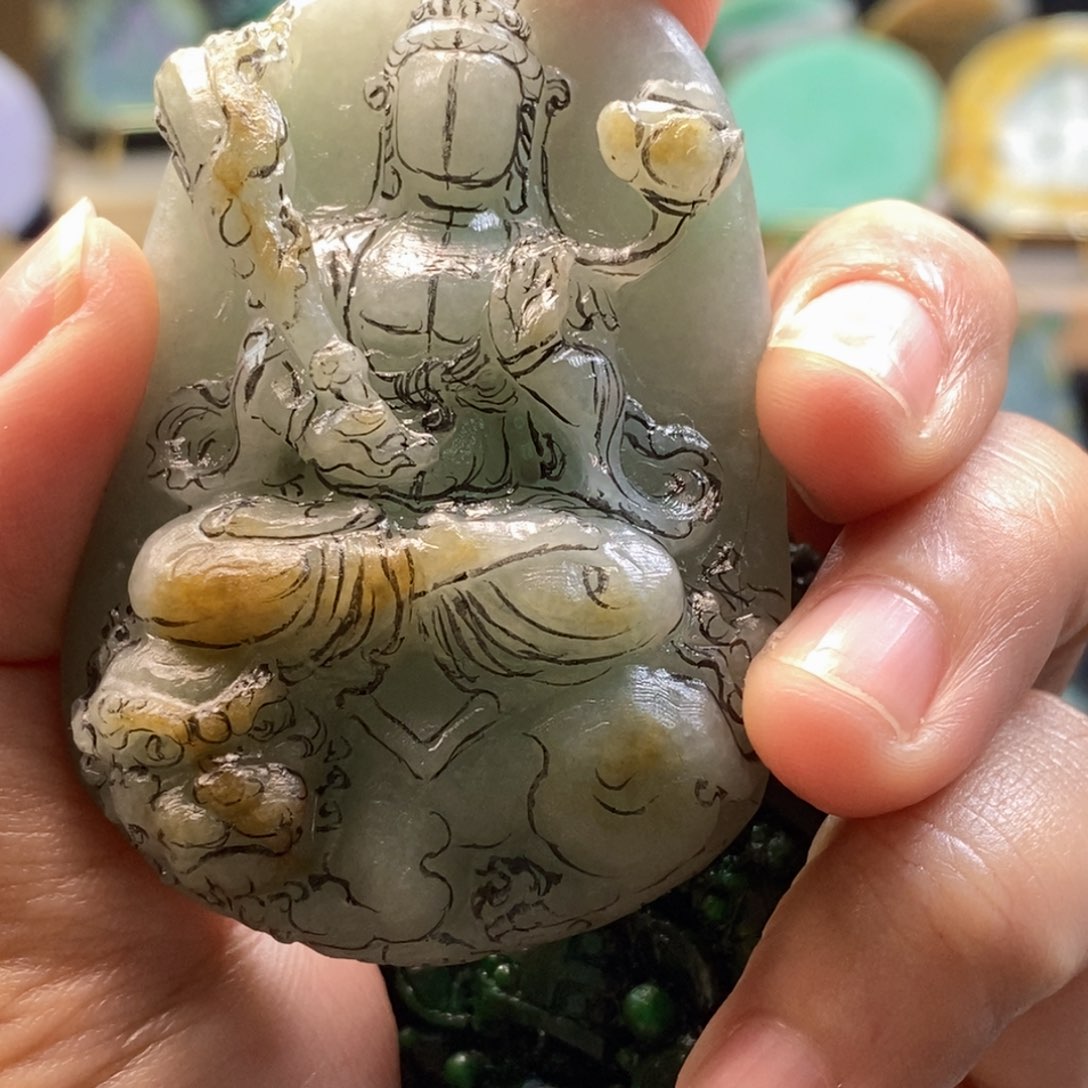 周***哥定制翡翠未镶嵌毛坯货定制加工