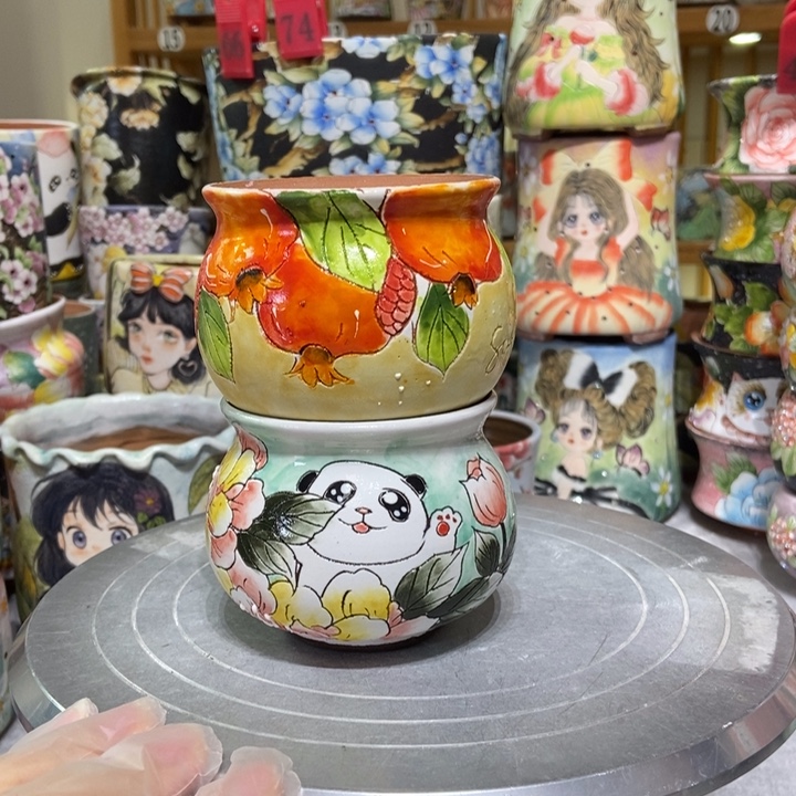 景德镇艺术手绘作品