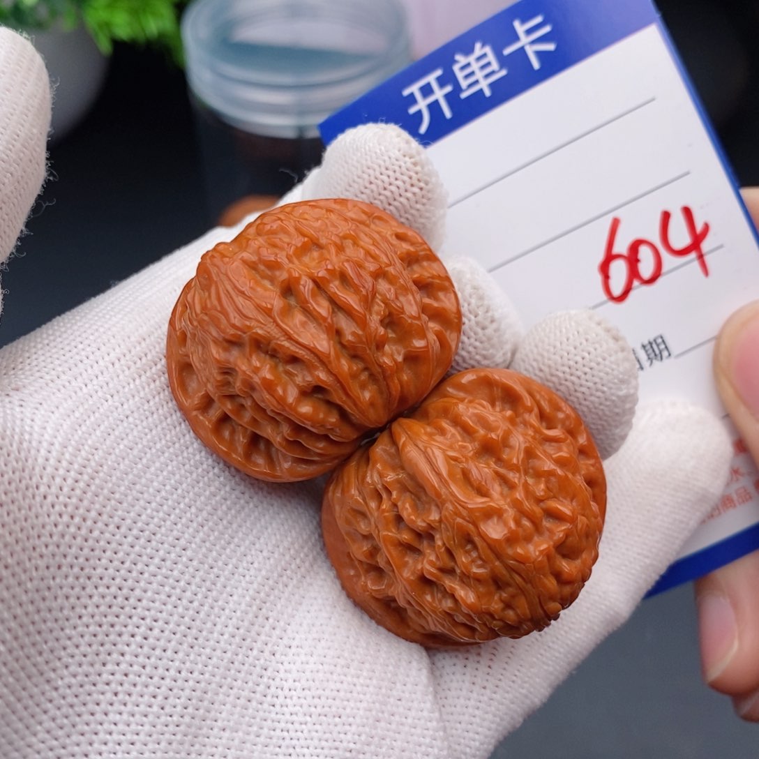 文玩核桃把件37磨盘604