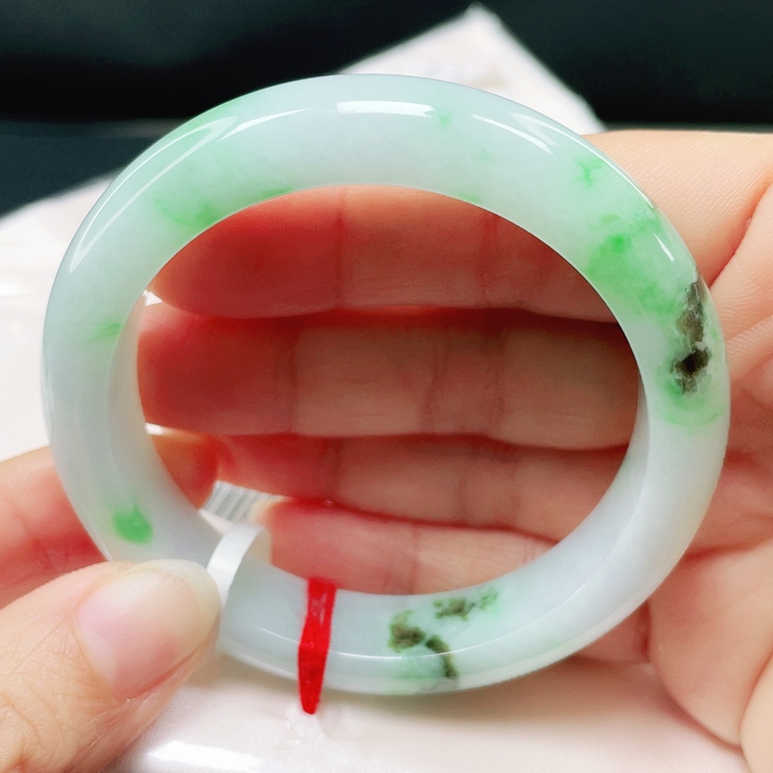 未镶嵌手镯翡翠¥*¥正圈53.7。 004