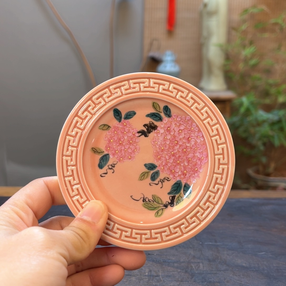 杯景德镇柴烧手绘陶瓷