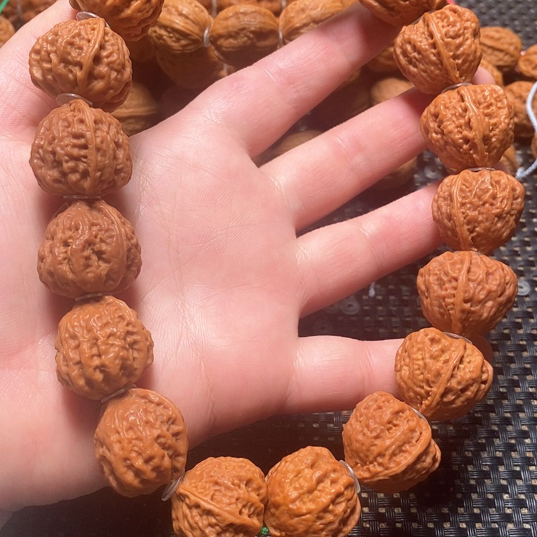 文玩核桃手串粗筋蛤蟆背手持