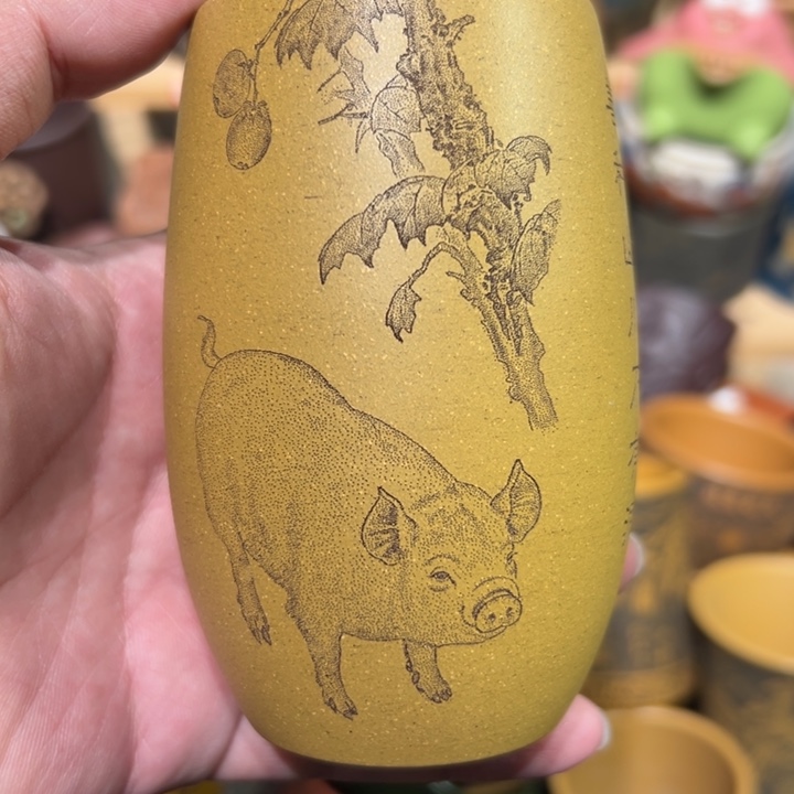 紫砂茶杯宜兴紫砂主人杯
