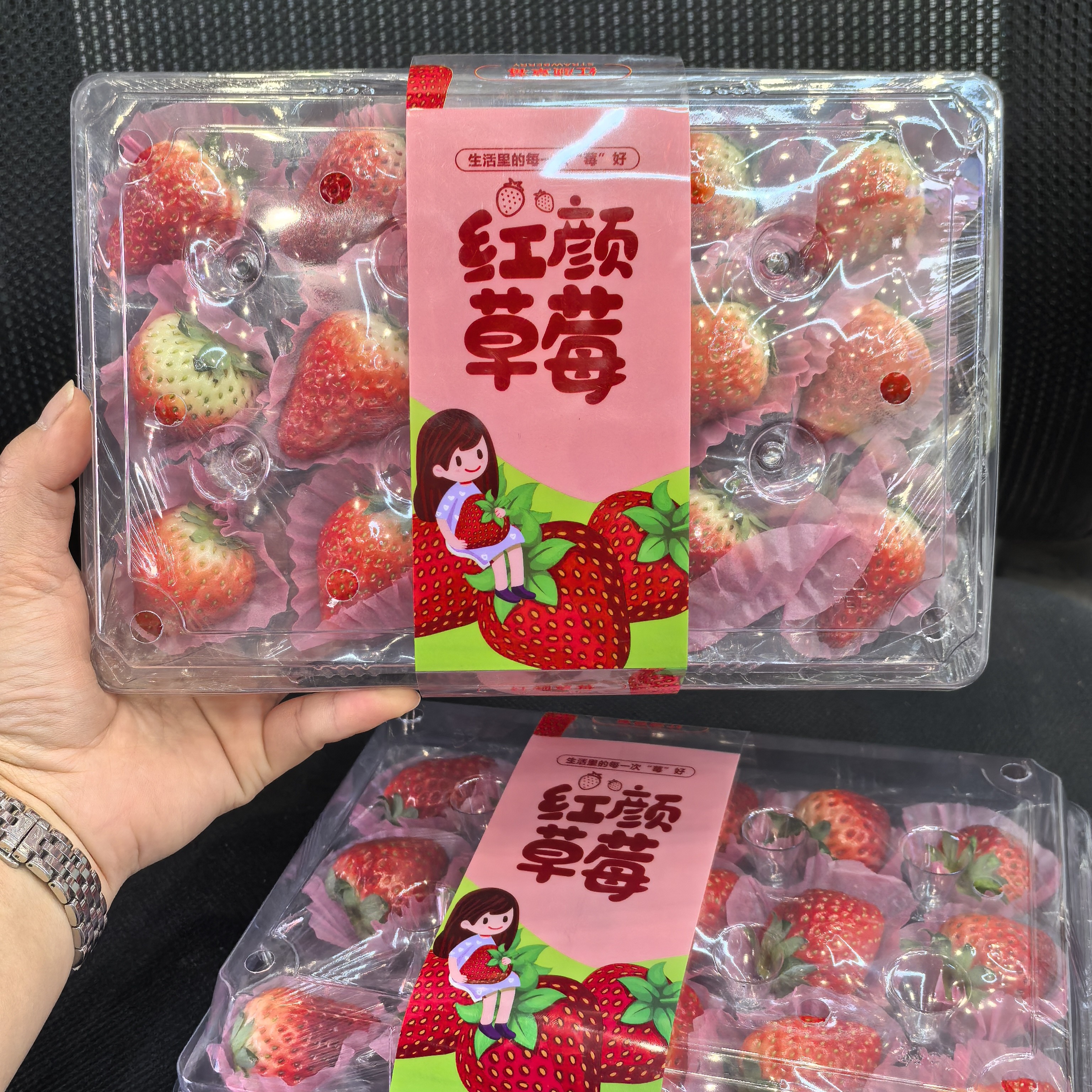 丹东红颜草莓露天奶油香甜浓郁孕妇应季水果