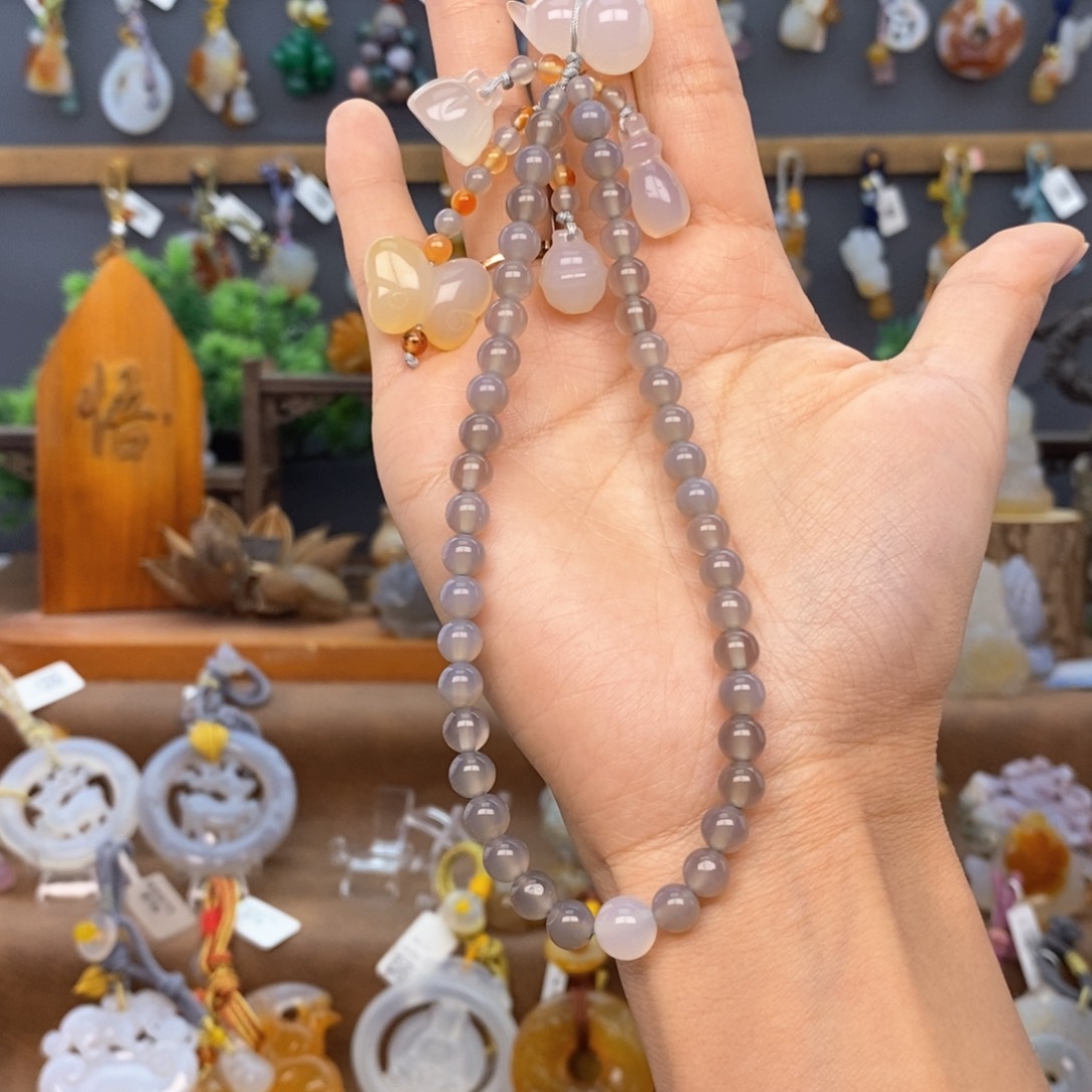 玛瑙/玉髓车挂未镶嵌666666