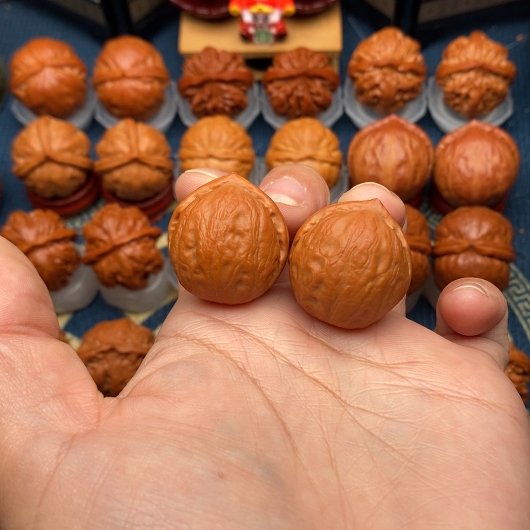 杰***把件文玩核桃夜明珠