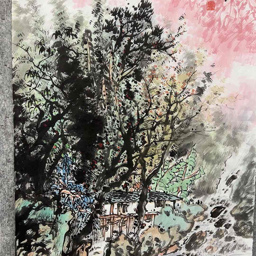 绘画沁**庄石庆骥国画作品