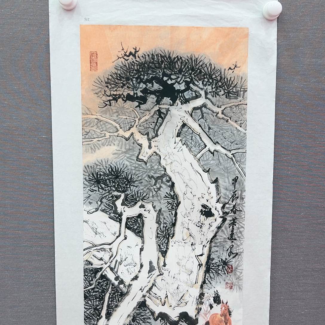 国画董逸泉展览原作