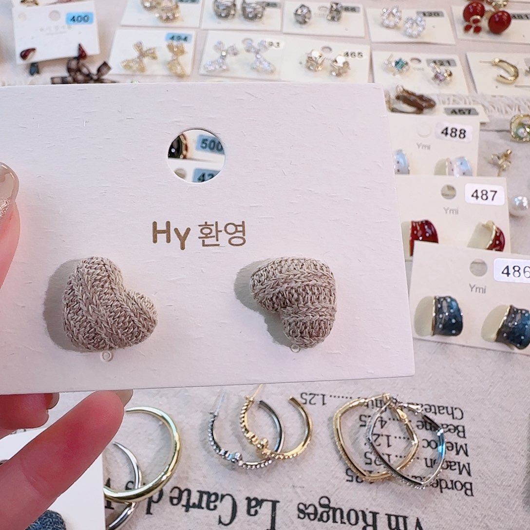 仿珍珠铜合金锡合金纯铜耳钉