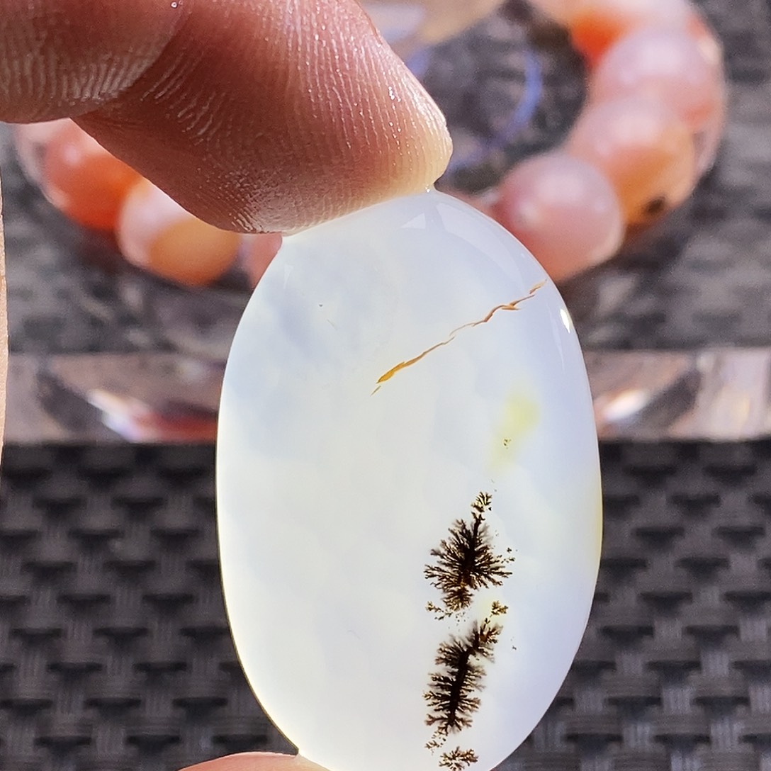 玛瑙/玉髓未镶嵌吊坠(不含链)93