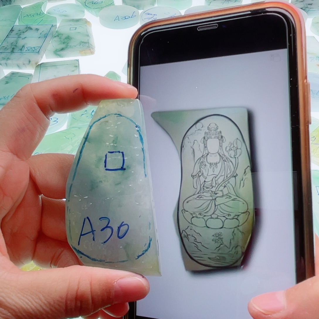 定制翡翠未镶嵌天然缅甸翡翠A货