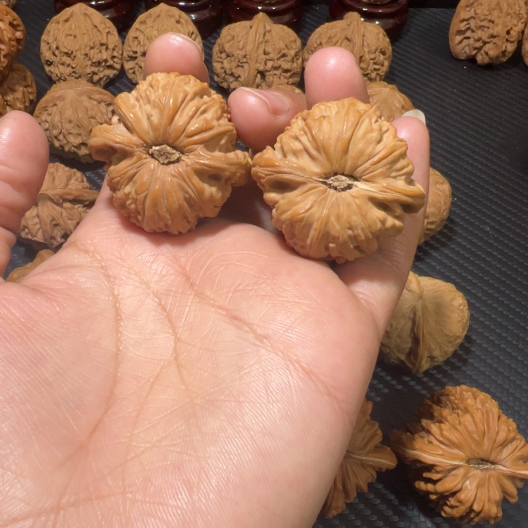 Y****吊坠文玩核桃卡姿兰大眼睛白狮子