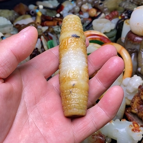 【闪购商品】和田玉未镶嵌挂件军***链